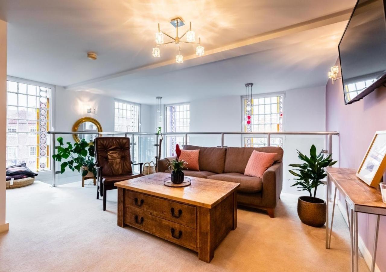 Lux Duplex Apartment 19Th Century Chapel Wakefield Centre Ngoại thất bức ảnh